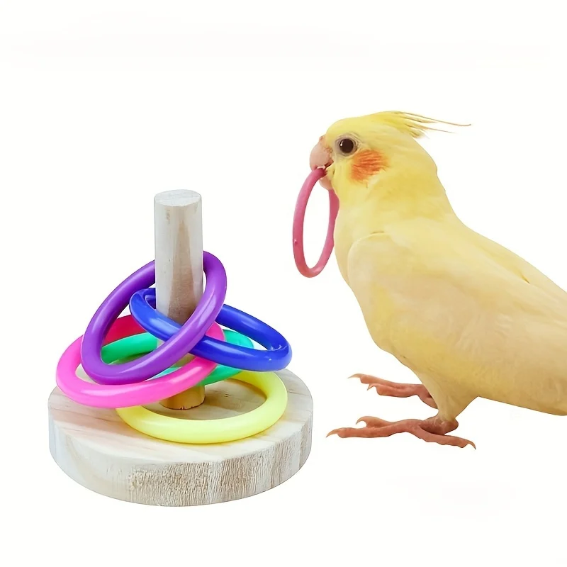 ไม้ Interactive Parrot แหวนของ - Gymnastic Rings Wooden บทวิจารณ์และราคา