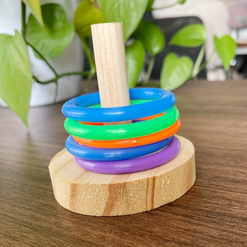 ไม้ Interactive Parrot แหวนของ - Gymnastic Rings Wooden บทวิจารณ์และราคา