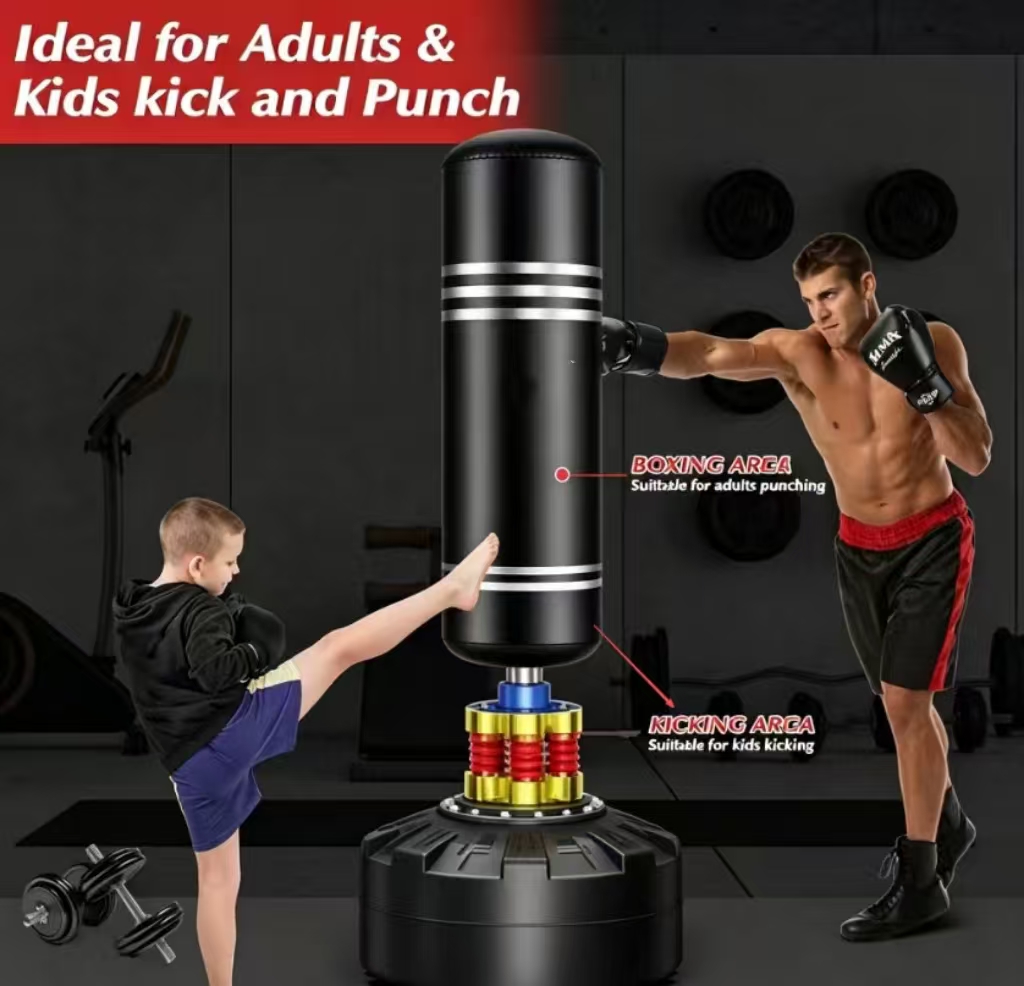 กระสอบทรายชกมวยแบบดูดซับแรงกระ - Boxing Bag Stand บทวิจารณ์และราคา