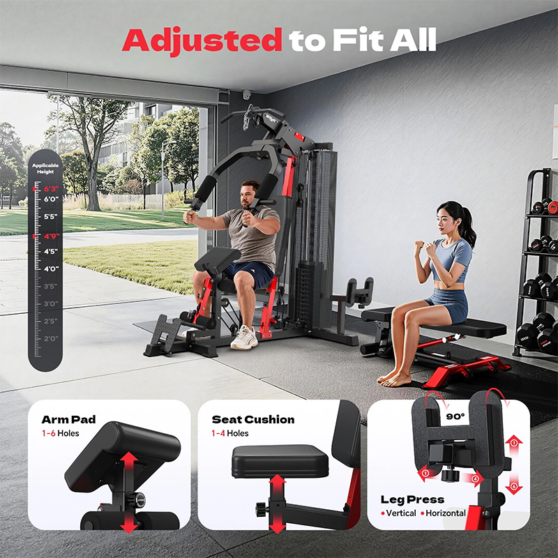 อุปกรณ์ออกกำลังกายในบ้าน Poobo - Home Gym Leg Extension Machine บทวิจารณ์และราคา