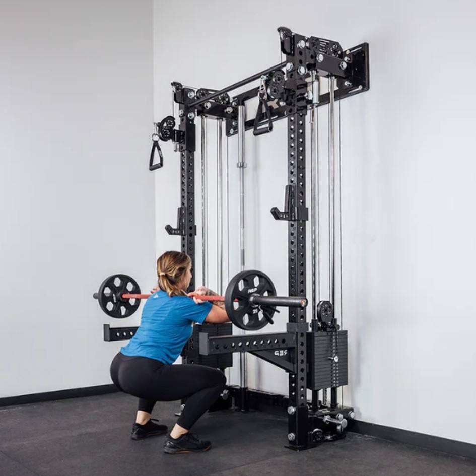 อุปกรณ์ออกกำลังกายแบบมัลติฟังก - Home Gym Folding Rack บทวิจารณ์และราคา