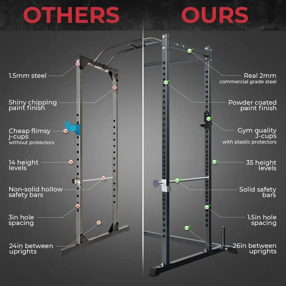 แร็คสควอทอเนกประสงค์พร้อมบาร์น - Home Gym Lat Pulldown บทวิจารณ์และราคา