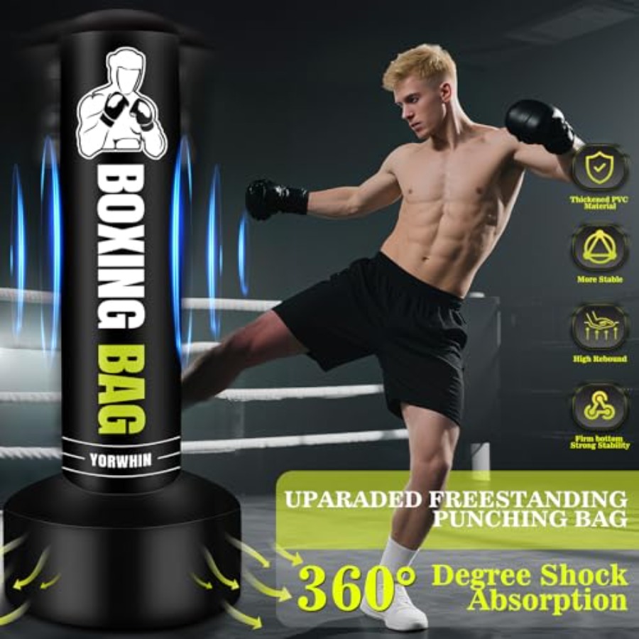 กระสอบชกอิสระสําหรับผู้ใหญ่วัย - Boxing Bag Stand บทวิจารณ์และราคา